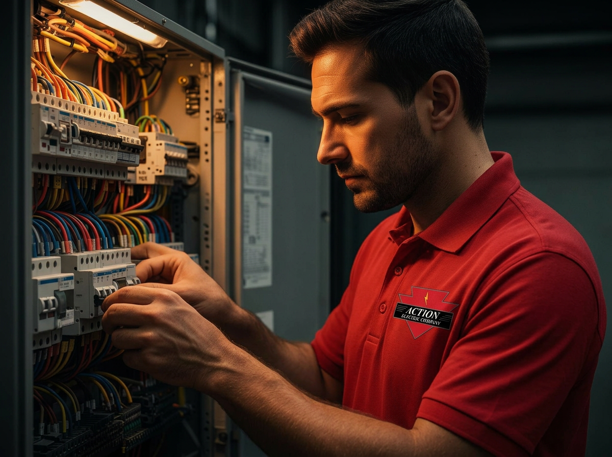 Action Electric — A 1947 Sioux Falls electrical contractor with a digital presence that finally matches the trucks